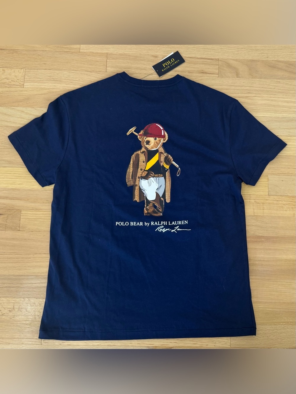 Polo Ralph Lauren Men’s Classic Fit Polo Bear Graphic Print T-Shirt Blue NWT XXL